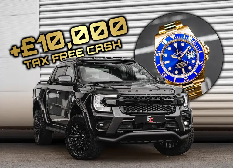 Ford Ranger Wildtrak Obsidian + Solid Gold Rolex 'Bluesy' + £10,000