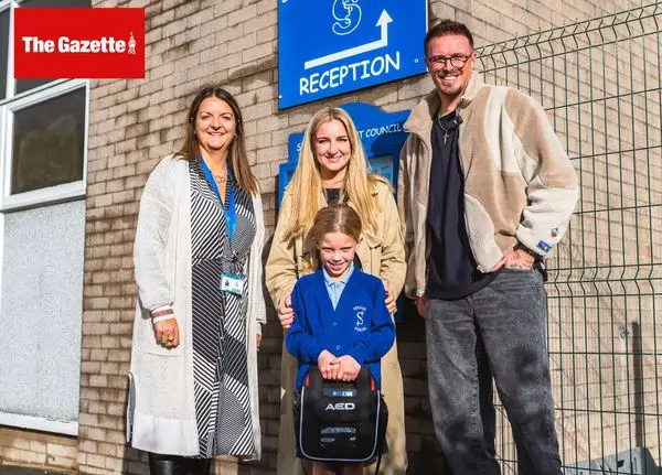 LIFE-SAVING DONATION: LOCAL SCHOOL GETS NEW DEFIBRILLATOR-image