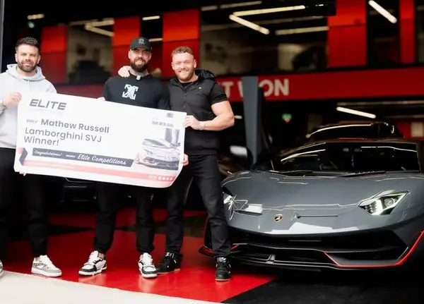 Lamborghini Winner Mathew Russell Drives Home Dream Aventador SVJ-image