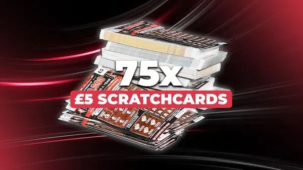 75x £5 Scratchcards