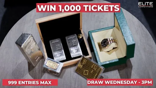 1,000x "LUXURY INVESTMENT BUNDLE + £10,000" TICKETS