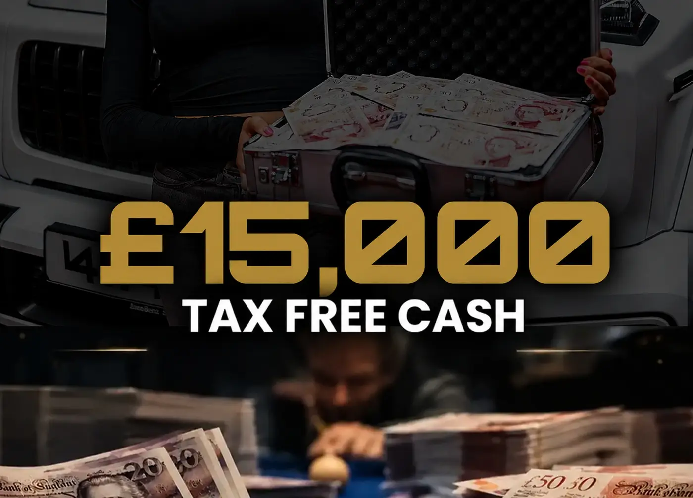 £15,000 Tax-Free Cash - in your bank straight after the draw