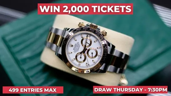 2,000x "2020 Rolex Daytona" Tickets