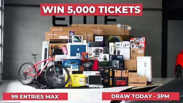 5,000x "Huge Tech Bundle + £10,000 Or £25,000" Tickets 