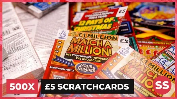 500 x £5 Scratchcards