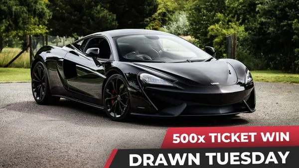 500x "MCLAREN 540C + £5,000" TICKETS