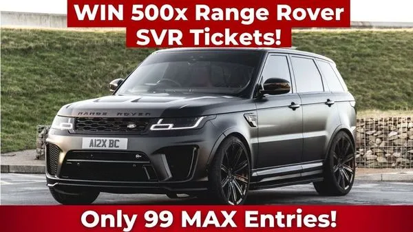 500x RANGE ROVER SVR TICKETS