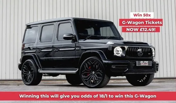 50x "Mercedes Benz G63 AMG + £3,000 Or £100,000" Tickets (DRAW 3)