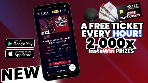 A FREE TICKET EVERY HOUR! - 2,000x InstaWins!