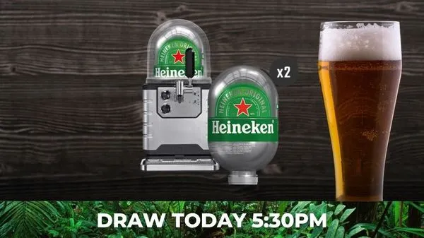 BEER BLADE HEINEKEN £400 CASH