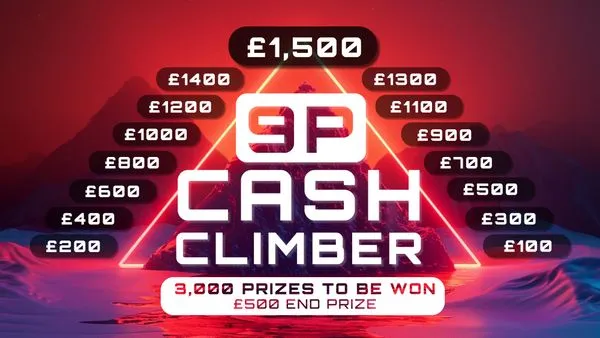 Cash Climber (£500 End Prize + 3,000 InstaWins)