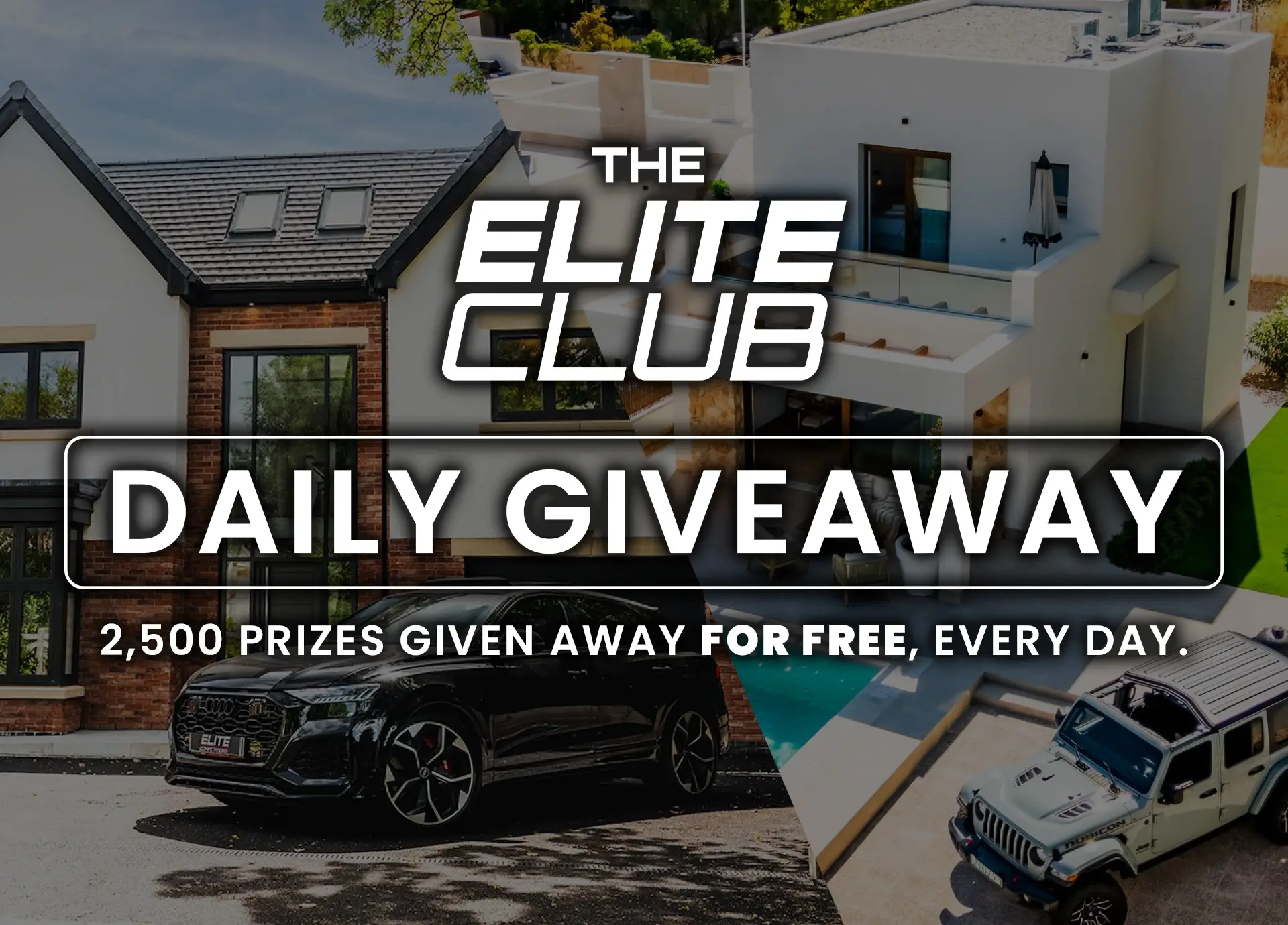Elite Club Daily Giveaway — 2,500 FREE Winners Every Day