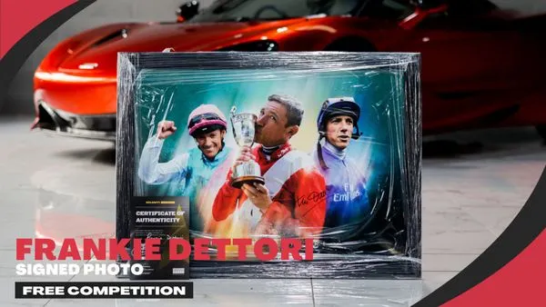 FREE - Signed Frankie Dettori Photo