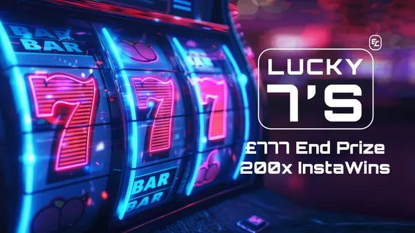 Lucky 7's InstaWin (£777 End Prize + 200x InstaWins)