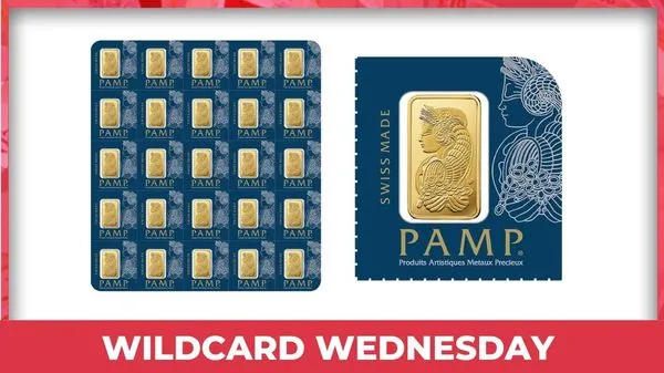 PAMP 25x Gold Bars or £1,350 Cash