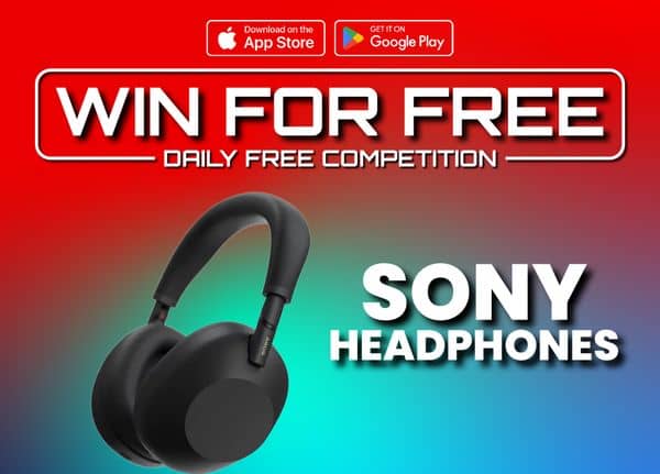 Sony Headphones: FREE To Enter Daily Competition Grab A Free Ticket Every 2 Hours