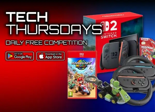 Switch 2 - Mario Kart Bundle | Tech Thursdays | FREE To Enter Daily Competition