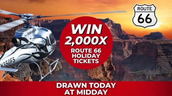 WIN 2,000 ROUTE 66 TICKETS