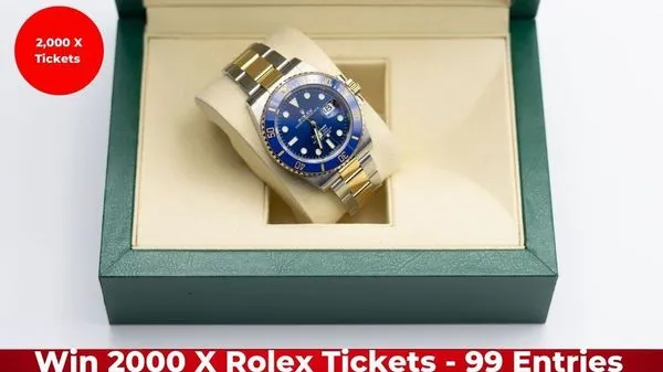 WIN 2,000 X ROLEX SUBMARINER TICKETS