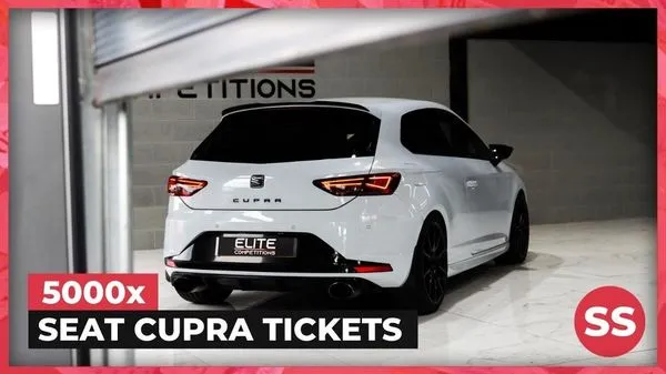 Win 5,000 x 496bhp Seat Cupra Tickets