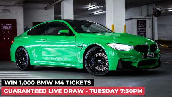 Win 1,000 X Signal Green BMW M4 + £1,000 Tickets 