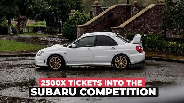 Win 2,500 Subaru Impreza JDM STI Tickets