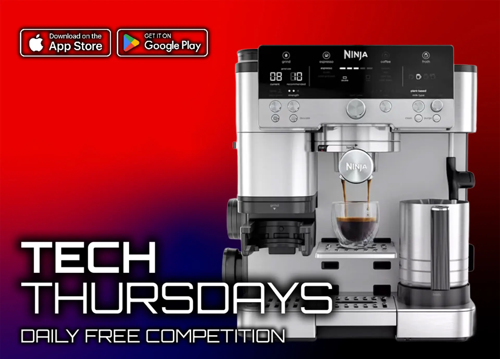 Ninja Coffee Machine | Tech Thursdays | FREE To Enter Daily Competition