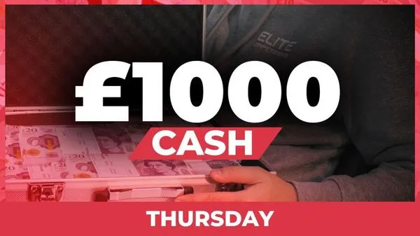 £1,000 Cash