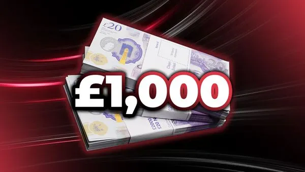 £1,000 Cash