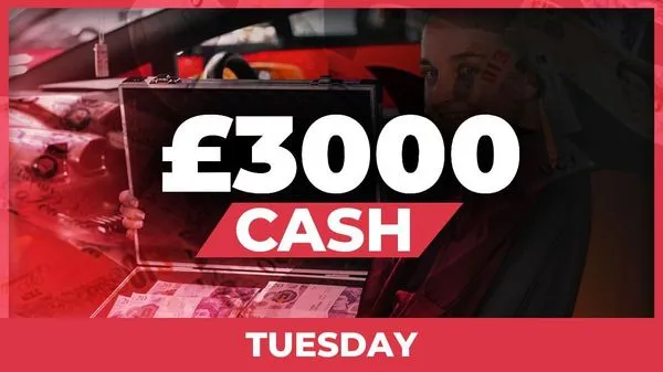 £3,000 Cash