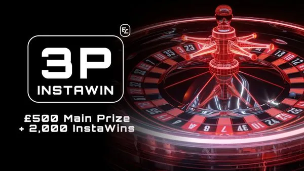 3p InstaWin (£500 Main Prize + 2,000 InstaWins)