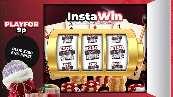 £250 End Prize + 300x InstaWins