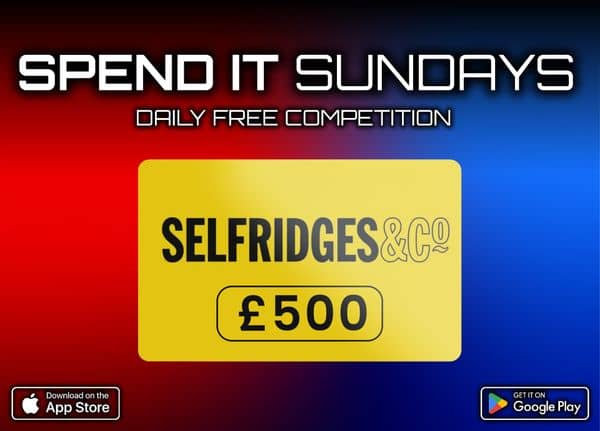 £500 Selfridges Voucher | Spend It Sundays | FREE To Enter Daily Competition